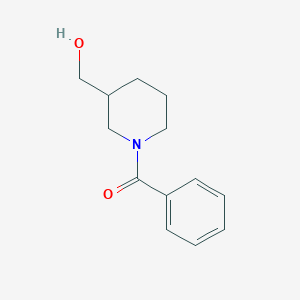 molecular formula C13H17NO2 B2437971 (1-苯甲酰哌啶-3-基)甲醇 CAS No. 145021-99-4