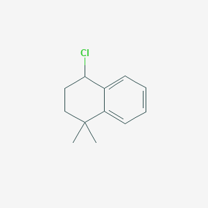 molecular formula C12H15Cl B2437986 4-Chloro-1,1-dimethyl-1,2,3,4-tetrahydronaphthalene CAS No. 6176-41-6