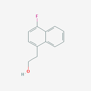 molecular formula C12H11FO B2438013 2-(4-Fluoro-1-naphthyl)ethanol CAS No. 1000521-40-3