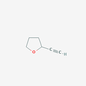 molecular formula C6H8O B2438041 2-乙炔基四氢呋喃 CAS No. 76928-54-6