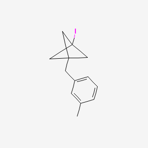 1-Iodo-3-[(3-methylphenyl)methyl]bicyclo[1.1.1]pentane