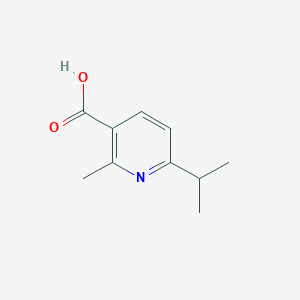 molecular formula C10H13NO2 B2438110 2-Methyl-6-(propan-2-yl)pyridine-3-carboxylic acid CAS No. 1482100-98-0