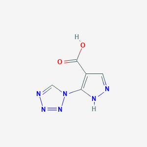 3-Tetrazol-1-yl-1H-pyrazole-4-carboxylic acid