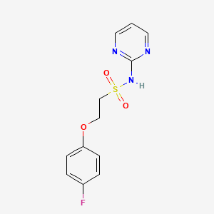 2-(4-fluorophenoxy)-N-(pyrimidin-2-yl)ethanesulfonamide
