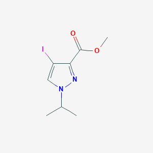 molecular formula C8H11IN2O2 B2438224 Methyl 4-iodo-1-isopropyl-1H-pyrazole-3-carboxylate CAS No. 1354705-11-5