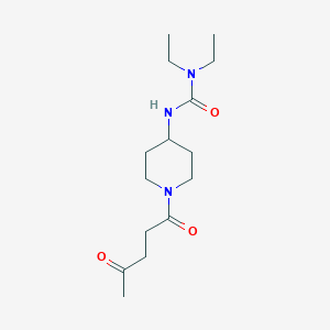 1,1-Diethyl-3-[1-(4-oxopentanoyl)piperidin-4-yl]urea