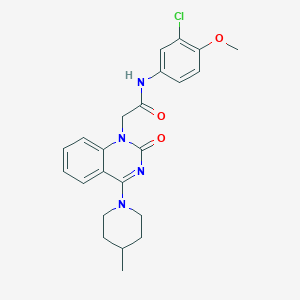 4-isobutyl-N-[(3-methyl-3H-imidazo[4,5-b]pyridin-2-yl)methyl]benzenesulfonamide