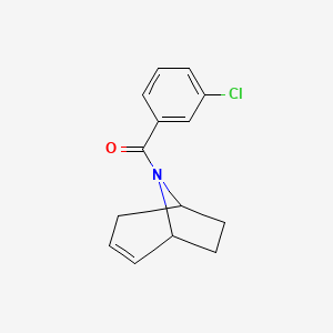 (1R,5S)-8-azabicyclo[3.2.1]oct-2-en-8-yl(3-chlorophenyl)methanone