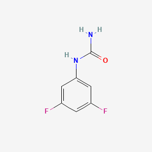 molecular formula C7H6F2N2O B2438291 1-(3,5-Difluorophenyl)urea CAS No. 874840-52-5