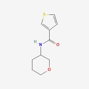 N-(tetrahydro-2H-pyran-3-yl)thiophene-3-carboxamide