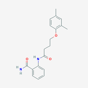 2-[4-(2,4-Dimethylphenoxy)butanoylamino]benzamide