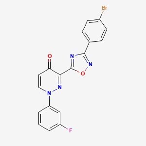 molecular formula C18H10BrFN4O2 B2438329 N-(4-methoxyphenyl)-2-(3-thienyl)isonicotinamide CAS No. 1113123-08-2