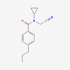 N-(cyanomethyl)-N-cyclopropyl-4-propylbenzamide
