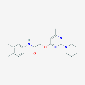N-[2-(4-chlorophenyl)-4-methoxyquinolin-6-yl]-N'-(4-fluorophenyl)urea