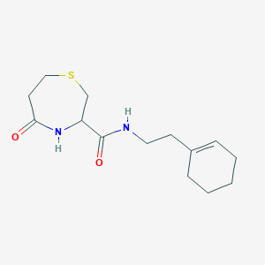N-(2-(cyclohex-1-en-1-yl)ethyl)-5-oxo-1,4-thiazepane-3-carboxamide