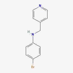 4-bromo-N-(pyridin-4-ylmethyl)aniline