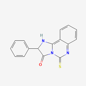 2-Phenyl-5-sulfanylidene-1,2-dihydroimidazo[1,2-c]quinazolin-3-one