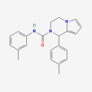 N-(m-tolyl)-1-(p-tolyl)-3,4-dihydropyrrolo[1,2-a]pyrazine-2(1H)-carboxamide