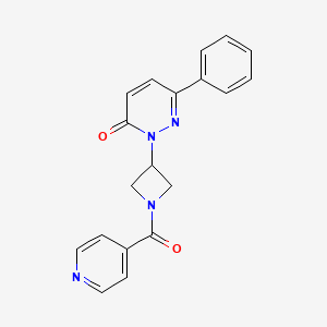 6-Phenyl-2-[1-(pyridine-4-carbonyl)azetidin-3-yl]pyridazin-3-one