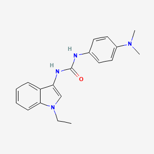 1-(4-(dimethylamino)phenyl)-3-(1-ethyl-1H-indol-3-yl)urea