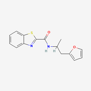 N-(1-(furan-2-yl)propan-2-yl)benzo[d]thiazole-2-carboxamide