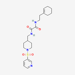 N1-(2-(cyclohex-1-en-1-yl)ethyl)-N2-((1-(pyridin-3-ylsulfonyl)piperidin-4-yl)methyl)oxalamide