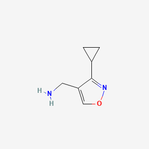 (3-Cyclopropyl-1,2-oxazol-4-YL)methanamine