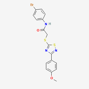 N-(4-bromophenyl)-2-((3-(4-methoxyphenyl)-1,2,4-thiadiazol-5-yl)thio)acetamide