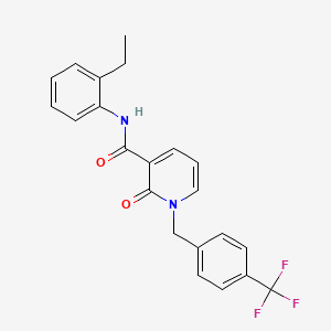 N-(2-ethylphenyl)-2-oxo-1-(4-(trifluoromethyl)benzyl)-1,2-dihydropyridine-3-carboxamide