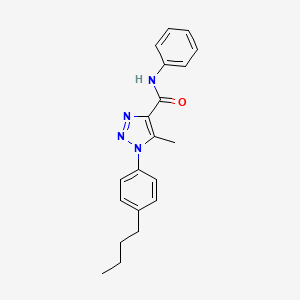 1-(4-butylphenyl)-5-methyl-N-phenyl-1H-1,2,3-triazole-4-carboxamide