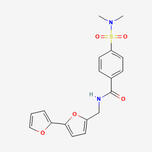 N-([2,2'-bifuran]-5-ylmethyl)-4-(N,N-dimethylsulfamoyl)benzamide