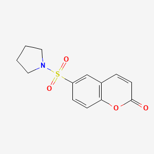 6-Pyrrolidin-1-ylsulfonylchromen-2-one