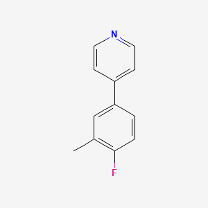4-(4-Fluoro-3-methylphenyl)pyridine