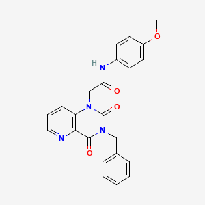 2-(3-benzyl-2,4-dioxo-3,4-dihydropyrido[3,2-d]pyrimidin-1(2H)-yl)-N-(4-methoxyphenyl)acetamide