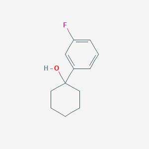 molecular formula C12H15FO B2438672 1-(3-Fluorophenyl)cyclohexanol CAS No. 1496-35-1