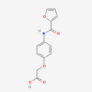 [4-(2-Furoylamino)phenoxy]acetic acid