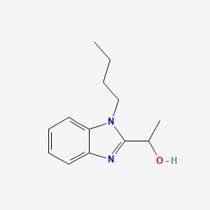 molecular formula C13H18N2O B2438787 1-(1-butyl-1H-benzimidazol-2-yl)ethanol CAS No. 299934-48-8