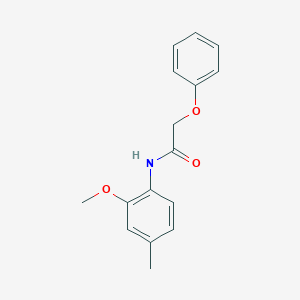 molecular formula C16H17NO3 B2438793 N-(2-methoxy-4-methylphenyl)-2-phenoxyacetamide CAS No. 349146-39-0