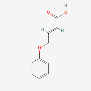 molecular formula C10H10O3 B2438868 4-Phenoxy-2-butenoic acid CAS No. 161446-34-0