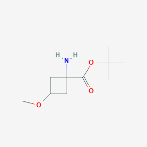 B2438878 Tert-butyl 1-amino-3-methoxycyclobutane-1-carboxylate CAS No. 2248174-74-3