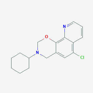6-Chloro-3-cyclohexyl-2,4-dihydropyrido[3,2-h][1,3]benzoxazine