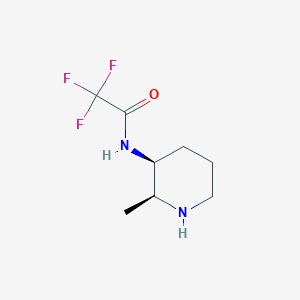 Rac-2,2,2-trifluoro-N-[(2R,3R)-2-methylpiperidin-3-yl]acetamide