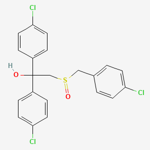 1,1-Bis(4-chlorophenyl)-2-[(4-chlorophenyl)methylsulfinyl]ethanol