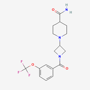 1-(1-(3-(Trifluoromethoxy)benzoyl)azetidin-3-yl)piperidine-4-carboxamide