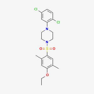1-(2,5-Dichlorophenyl)-4-(4-ethoxy-2,5-dimethylbenzenesulfonyl)piperazine
