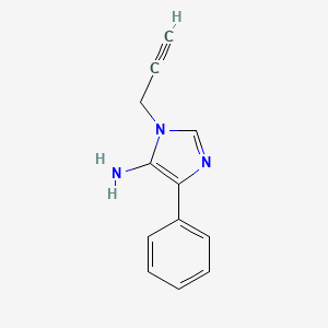 4-phenyl-1-(prop-2-yn-1-yl)-1H-imidazol-5-amine