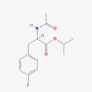 Methylethyl 2-(acetylamino)-3-(4-fluorophenyl)propanoate