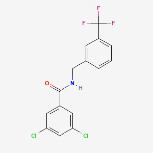 3,5-Dichloro-N-(3-(trifluoromethyl)benzyl)benzenecarboxamide