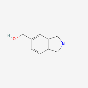 molecular formula C10H13NO B2438985 (2-Methylisoindolin-5-yl)methanol CAS No. 439691-87-9