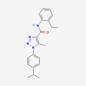 N-(2-ethylphenyl)-5-methyl-1-[4-(propan-2-yl)phenyl]-1H-1,2,3-triazole-4-carboxamide